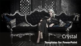  Presentation with hair dress - Amazing slide set having beautiful-old-woman-a-noble backdrop and a dark gray colored foreground