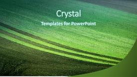  Presentation with amsterdam historical beautiful view - Presentation design consisting of beautiful panoramic view moravian fields background and a ocean colored foreground