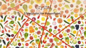  Presentation with pattern - PPT theme consisting of beautiful-pattern-healthy-multi-colored background and a lemonade colored foreground