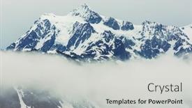  Presentation with usa - PPT theme having beautiful-peak-mount-shuksan background and a light gray colored foreground