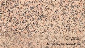  Presentation with granite - Presentation theme with beautiful-picture-of-granite-texture background and a coral colored foreground