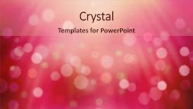  Presentation with abstract beautiful black pink glitter - Amazing PPT layouts having beautiful pink bokeh backdrop and a lemonade colored foreground