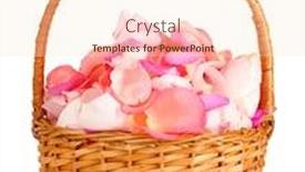  Presentation with pink rose petals - Slide deck enhanced with beautiful-pink-rose-petals background and a lemonade colored foreground