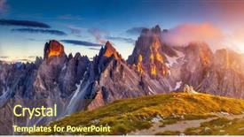  Presentation with top view of soybean - Slide deck featuring beautiful places - great view of the top background and a tawny brown colored foreground