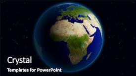  Presentation with planet mars and earth - Colorful slides enhanced with beautiful planet earth viewing europe backdrop and a black colored foreground