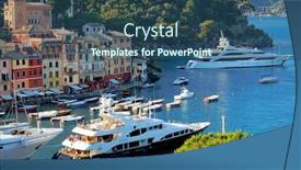  Presentation with best - Amazing slides having beautiful-portofino-cityscape-best-touristic backdrop and a ocean colored foreground