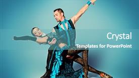  Presentation with tango dance - PPT theme consisting of sad pug lying on a white background with the new year calendar on december 31 and santa claus background and a coral colored foreground