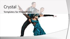  Presentation with tango dance - Slides enhanced with beautiful professional dancers perform tango background and a white colored foreground