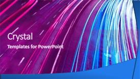  Presentation with blue night - PPT layouts featuring family tents in camping site background and a tawny brown colored foreground.