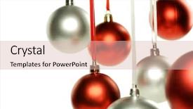  Presentation with red and silver - PPT layouts featuring beautiful red and silver christmas background and a lemonade colored foreground