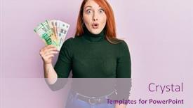  Presentation with russian - Amazing PPT layouts having beautiful-redhead-woman-holding-russian backdrop and a lemonade colored foreground