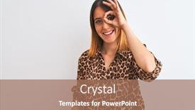  Presentation with animal eye - Theme having beautiful-redhead-woman-wearing-elegant background and a coral colored foreground