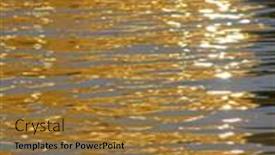  Presentation with water sun - Slides having beautiful reflection of the sun's rays on the water background and a coral colored foreground