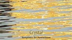  Presentation with water sun - Colorful PPT theme enhanced with beautiful reflection of the sun's rays on the water backdrop and a coral colored foreground