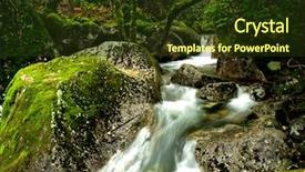  Presentation with river flowing - Amazing PPT layouts having beautiful river flowing backdrop and a  colored foreground