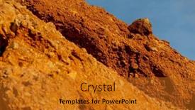  Presentation with southwest - Slides with beautiful-rock-formations background and a gold colored foreground