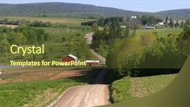  Presentation with canals farm land - Amazing slides having civil engineering - engineer working table plan home backdrop and a gray colored foreground
