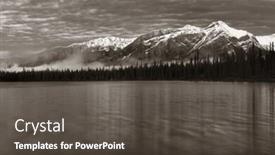  Presentation with canada - Audience pleasing PPT layouts consisting of beautiful-scene-in-jasper-national backdrop and a dark gray colored foreground