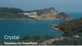  Presentation with lung - Presentation with beautiful-scenery-from-the-mountain background and a ocean colored foreground