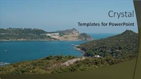  Presentation with lung - Theme with beautiful-scenery-from-the-mountain background and a light blue colored foreground