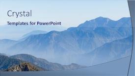  Presentation with recreation - PPT layouts featuring beautiful-scenery-view background and a sky blue colored foreground