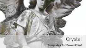  Presentation with melbourne - Cool new theme with beautiful sculpture at a melbourne cemetery backdrop and a light gray colored foreground