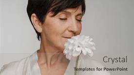  Presentation with flower woman - 