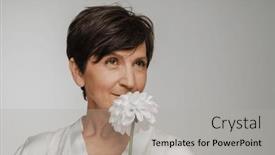  Presentation with flower woman - 