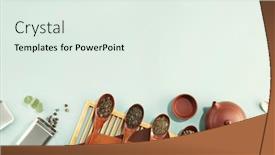  Presentation with tea collection - PPT layouts featuring beautiful-set-for-traditional-tea background and a  colored foreground