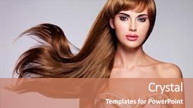  Presentation with sexy santa woman red - Audience pleasing presentation design consisting of beautiful sexy woman with long backdrop and a coral colored foreground