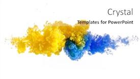  Presentation with shape - Presentation design consisting of cosmic - beautiful shape from mix background and a white colored foreground