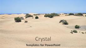  Presentation with sand dunes - Amazing presentation design having beautiful-shore-landscape-of-white backdrop and a lemonade colored foreground