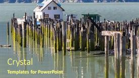  Presentation with indigenous canada - PPT layouts having beautiful-shoreline-in-bella-coola background and a tawny brown colored foreground