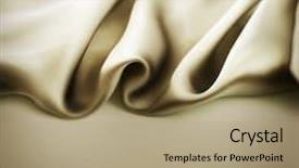  Presentation with silk - PPT theme featuring beautiful silk background background and a coral colored foreground