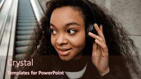  Presentation with african music - PPT theme with beautiful-smiling-african-girl-wearing background and a wine colored foreground