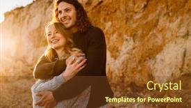  Presentation with beach rocks - 