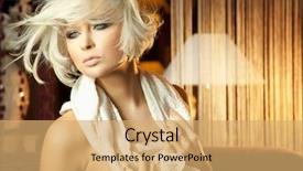  Presentation with beautiful black women smiling - Beautiful slides featuring beautiful smiling young blond woman backdrop and a yellow colored foreground