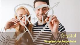  Presentation with heart love - Slide deck featuring beautiful-smiling-young-couple background and a tawny brown colored foreground