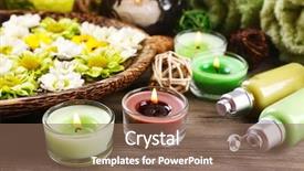  Presentation with maintenance - Amazing presentation theme having beautiful spa composition on table backdrop and a  colored foreground
