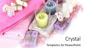  Presentation with maintenance - Presentation theme enhanced with beautiful spa setting isolated background and a  colored foreground