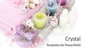  Presentation with maintenance - PPT layouts having beautiful spa setting isolated background and a white colored foreground