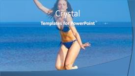  Presentation with spirit - PPT theme with beautiful-spirit-blowing-wind background and a teal colored foreground