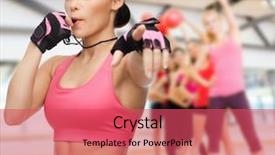  Presentation with whistle - Audience pleasing slide deck consisting of fried tiger shrimp very tasty food on a plate backdrop and a gold colored foreground