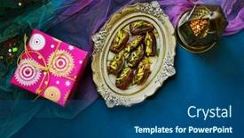  Presentation with islamic - Amazing presentation design having beautiful-still-life-photo backdrop and a ocean colored foreground