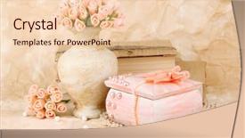  Presentation with life - Presentation theme consisting of beautiful still life with vintage background and a lemonade colored foreground