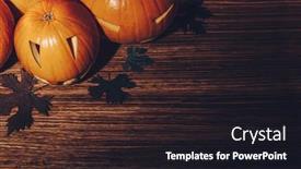  Presentation with happy life - Slide set having beautiful-stylish-halloween-still-life background and a dark gray colored foreground