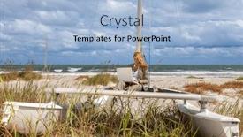  Presentation with remote working - Presentation design having beautiful-successful-young-woman-sitting background and a light blue colored foreground