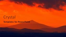  Presentation with summer - Slide set consisting of beautiful-summer-sunset-dobrogea-romania background and a dark gray colored foreground