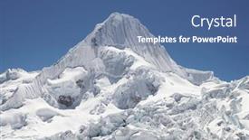  Presentation with summit - PPT layouts having beautiful summit alpamayo background and a ocean colored foreground