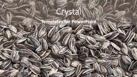  Presentation with sunflower - Slides featuring beautiful-sunflower-seeds-image-healthy background and a gray colored foreground